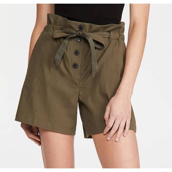 Rag & Bone Camille Relaxed Fit Shorts Cotton Blend Relaxed - Size 10 (run large) - Picture 1 of 10